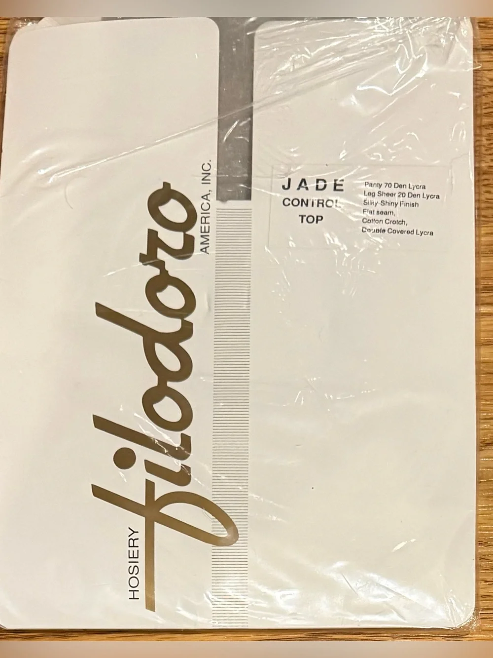 Vintage Lot (3) Filodoro Jade Hosiery NIP Control Shimmer Small & Sz 1 Italy